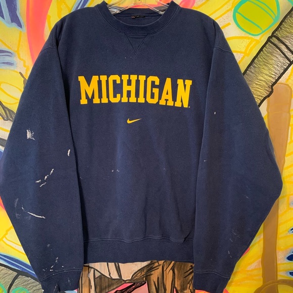 Nike Michigan Crewneck Sweatshirt Xl 